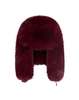 Cynthia Rowley Snow Bunny Trapper Hat - Burgundy - Thumbnail 2