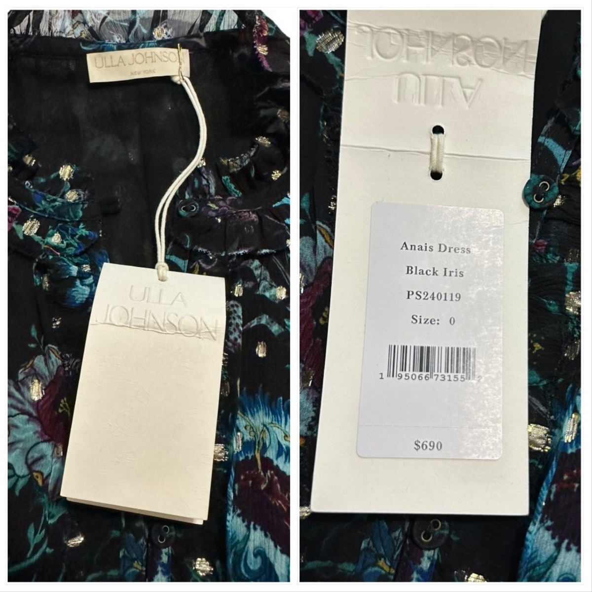 Ulla Johnson Anais Silk Dress - Image 3 of 7