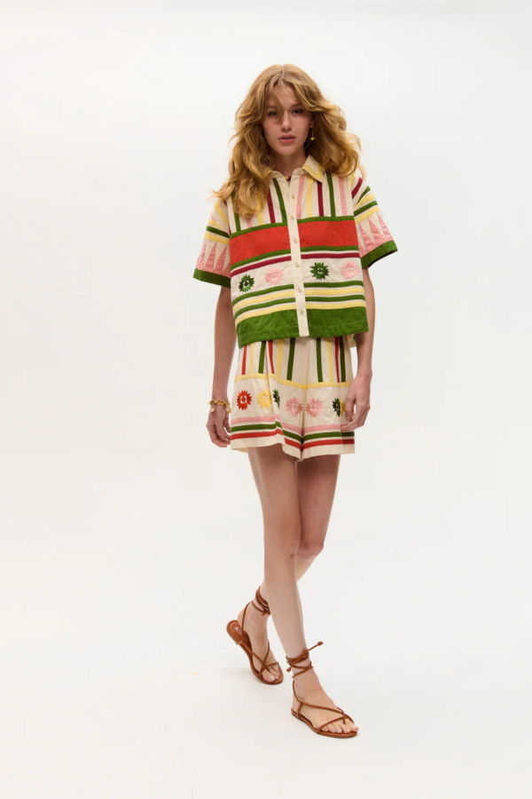 Carolina K Pina Shirt - Gardenia