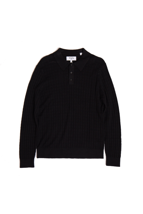 Wax London Oban Knitted Polo