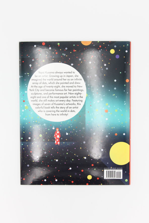 "Yayoi Kusama: From Here to Infinity!" by Sarah Suzuki Book