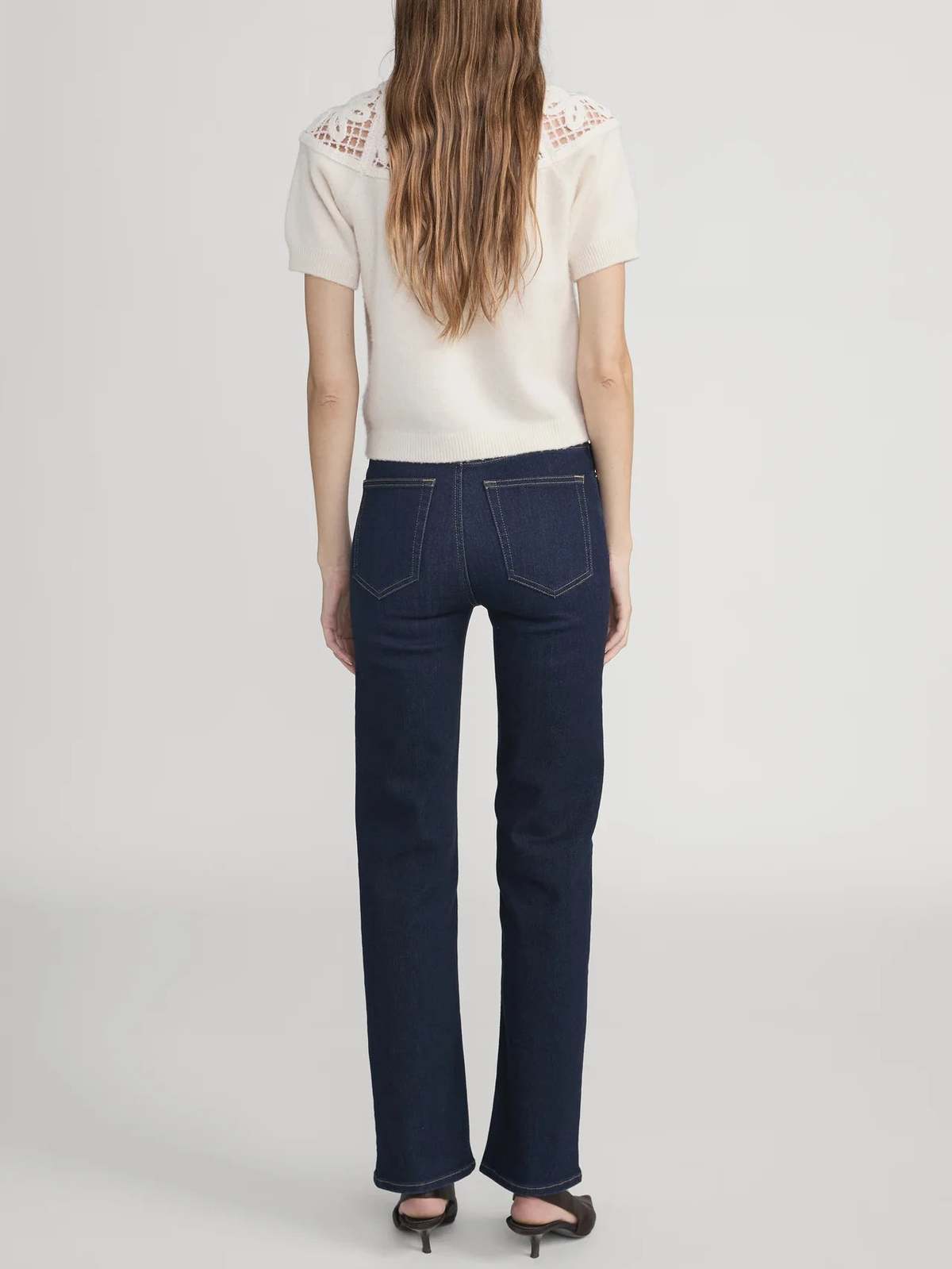 Frame Le Sleek Straight Jean - Fairway - Image 2 of 3
