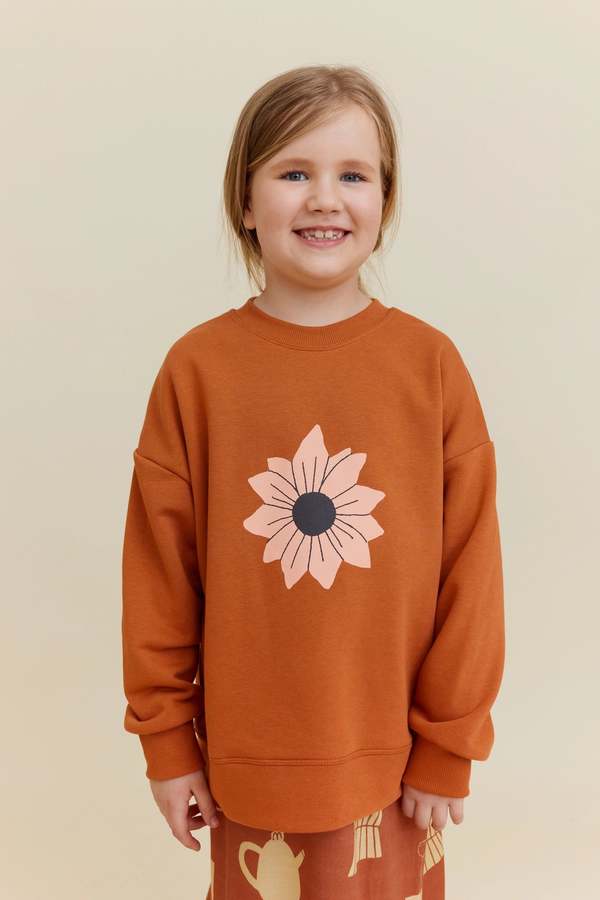 KIDS OXOX Club Sunflower Sweatshirt