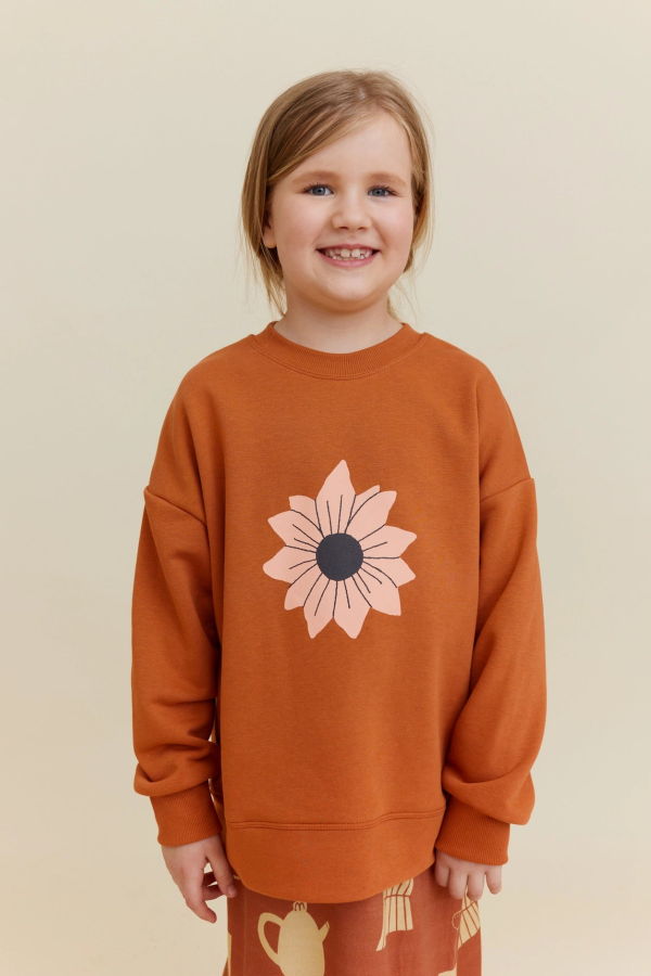 KIDS OXOX Club Sunflower Sweatshirt