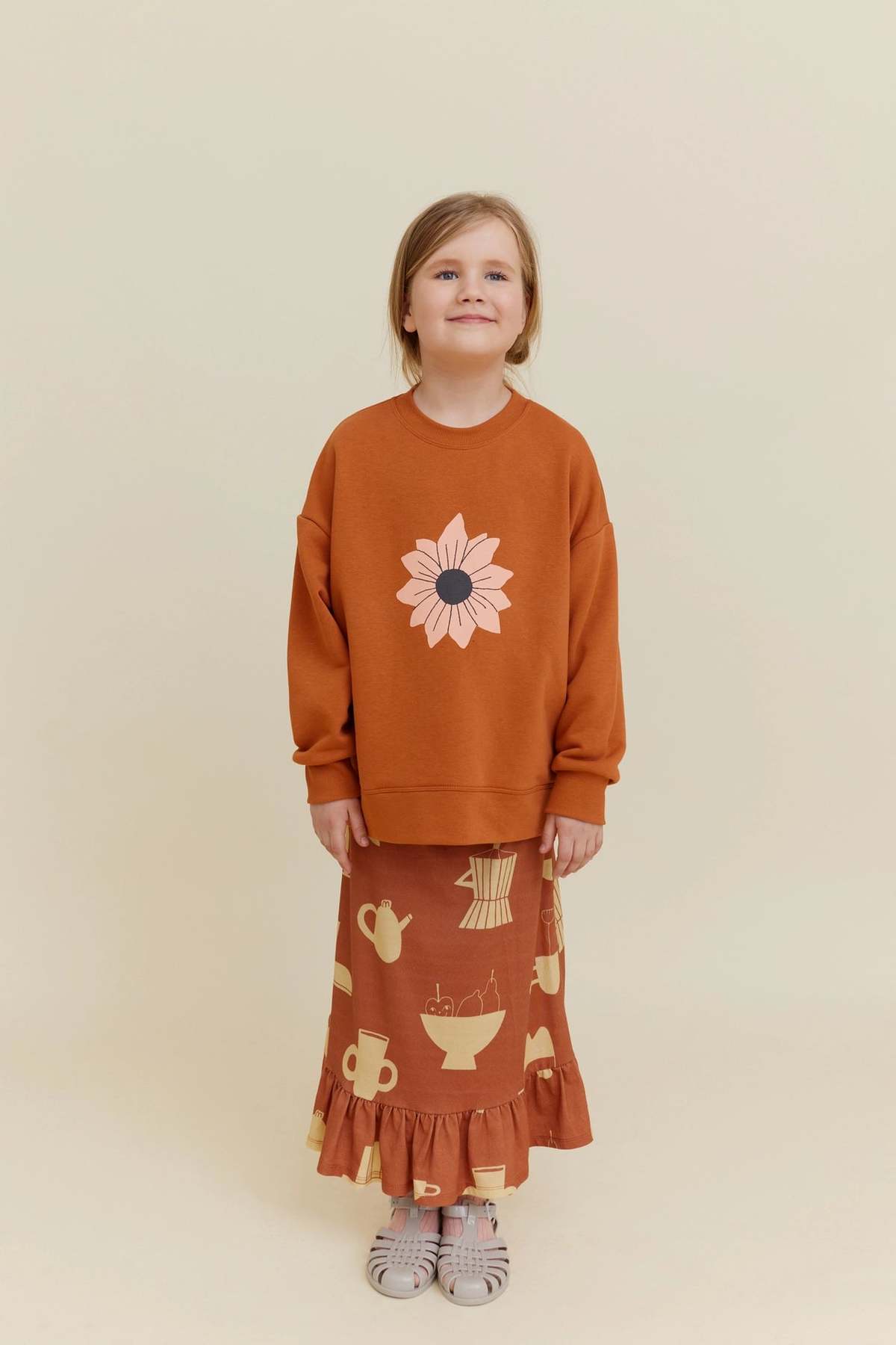 KIDS OXOX Club Sunflower Sweatshirt - Image 2 of 4