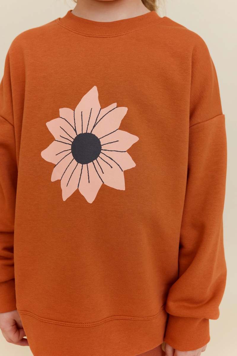 KIDS OXOX Club Sunflower Sweatshirt