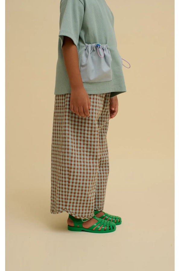 OXOX Club Teal Checkered Pants