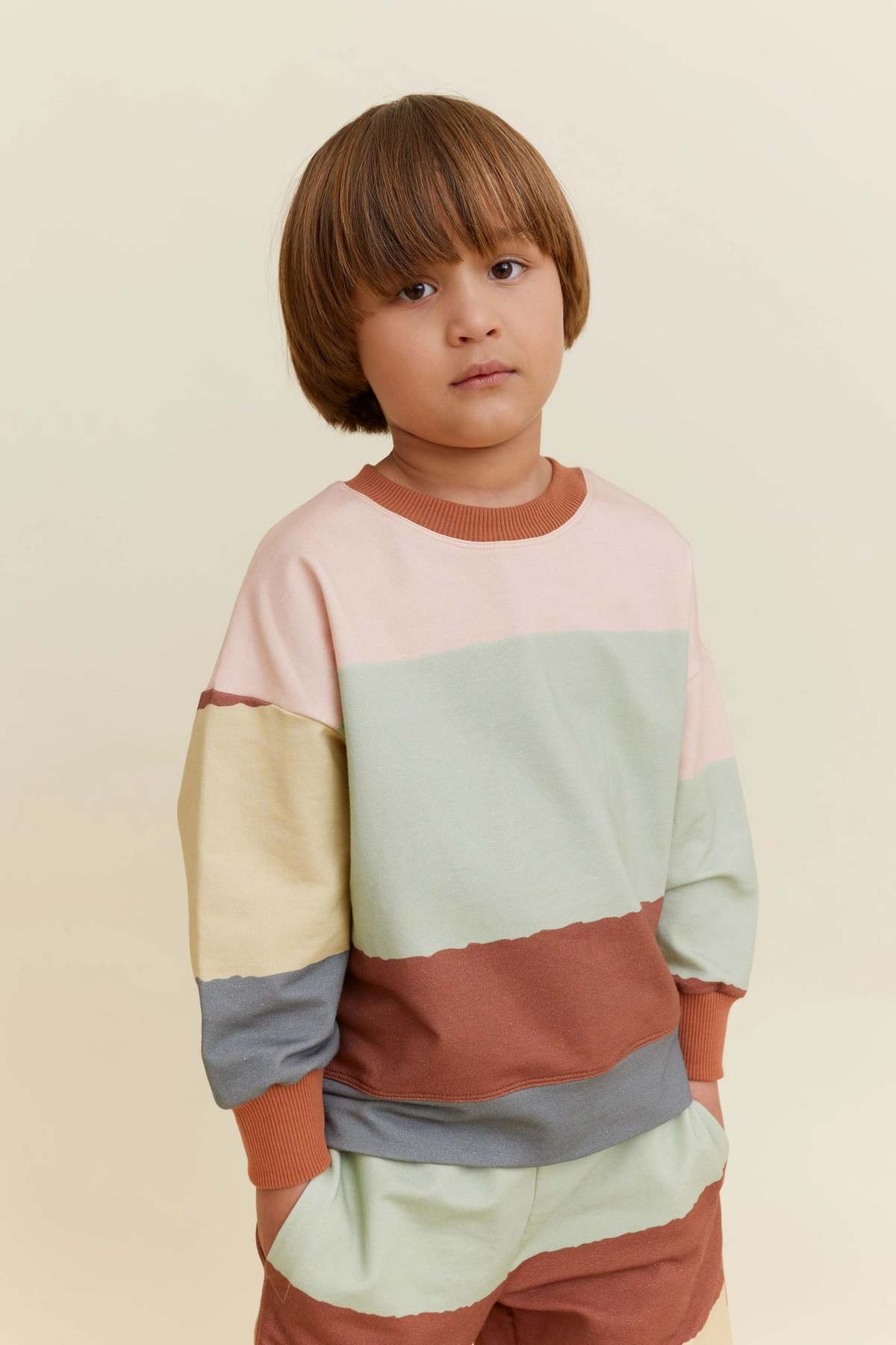 KIDS OXOX Club Wide Stripes Sweatshirt - Image 2 of 3