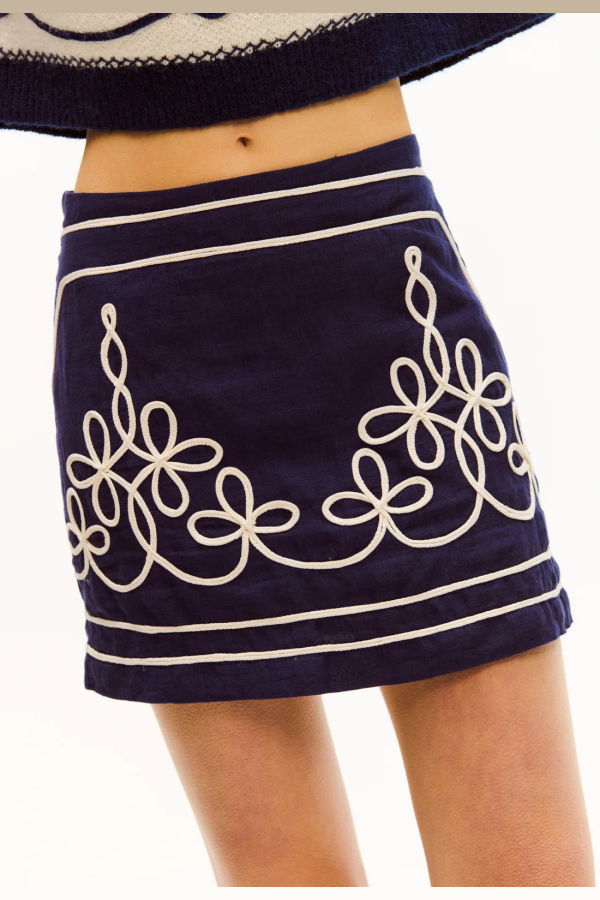 Carolina K Amara Skirt - Medieval Blue