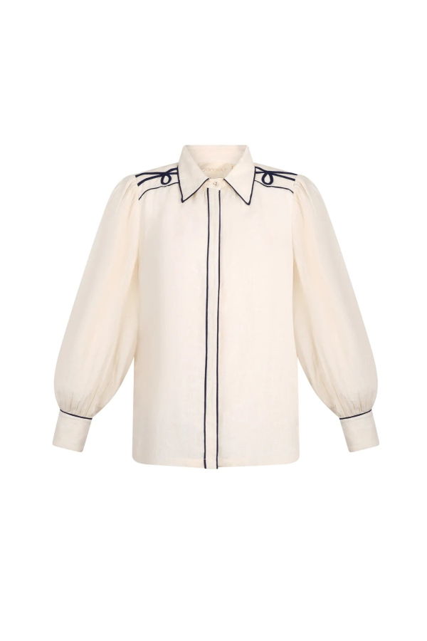 Carolina K Kendall Shirt Gardenia