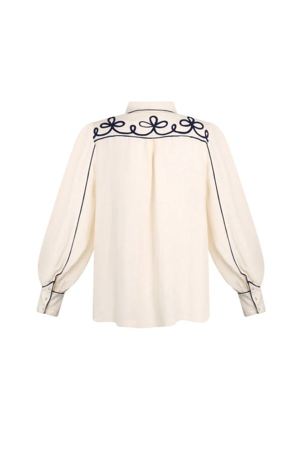 Carolina K Kendall Shirt Gardenia