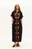 Carolina K Valerie Kaftan - Floral on Black - Thumbnail 2