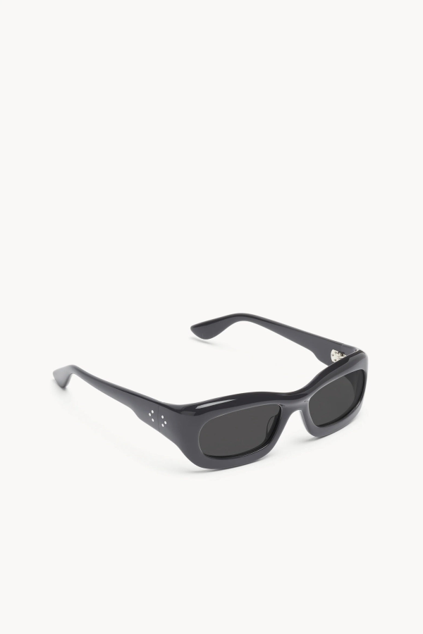 Port Tanger Ghaib Sunglasses - Black Acetate + Black Lens