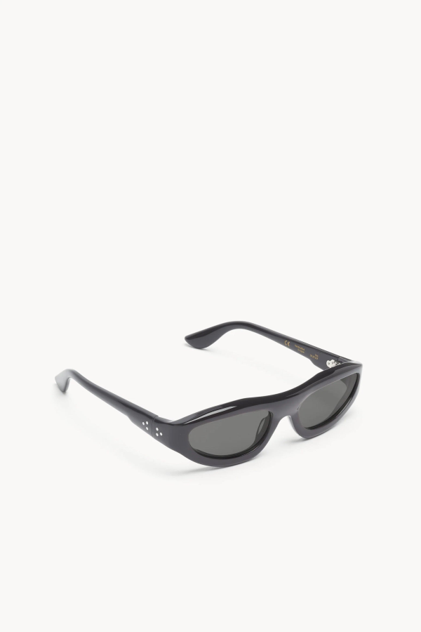 Port Tanger UNS Sunglasses - Black Acetate + Black Lens