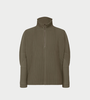 Issey Miyake Quarter Zip Pleated LS Top - Thumbnail 1