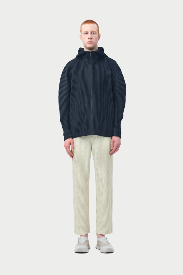 Issey Miyake Wickreork Mesh Zip-up Hoodie