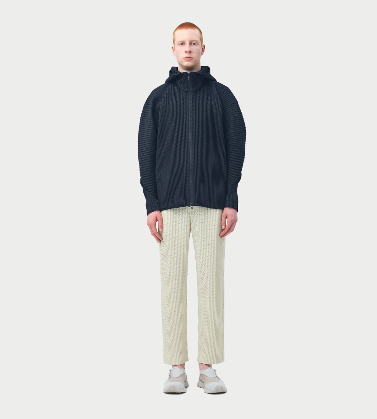 Issey Miyake Wickreork Mesh Zip-up Hoodie - Image 2 of 4