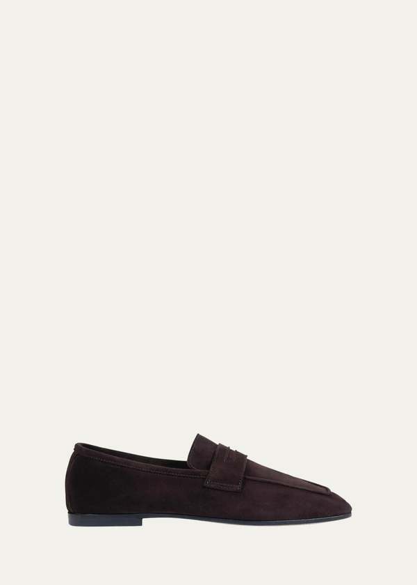 SOPHIQUE Essenziale Suede Loafers - Brown