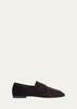 SOPHIQUE Essenziale Suede Loafers - Brown - Thumbnail 1