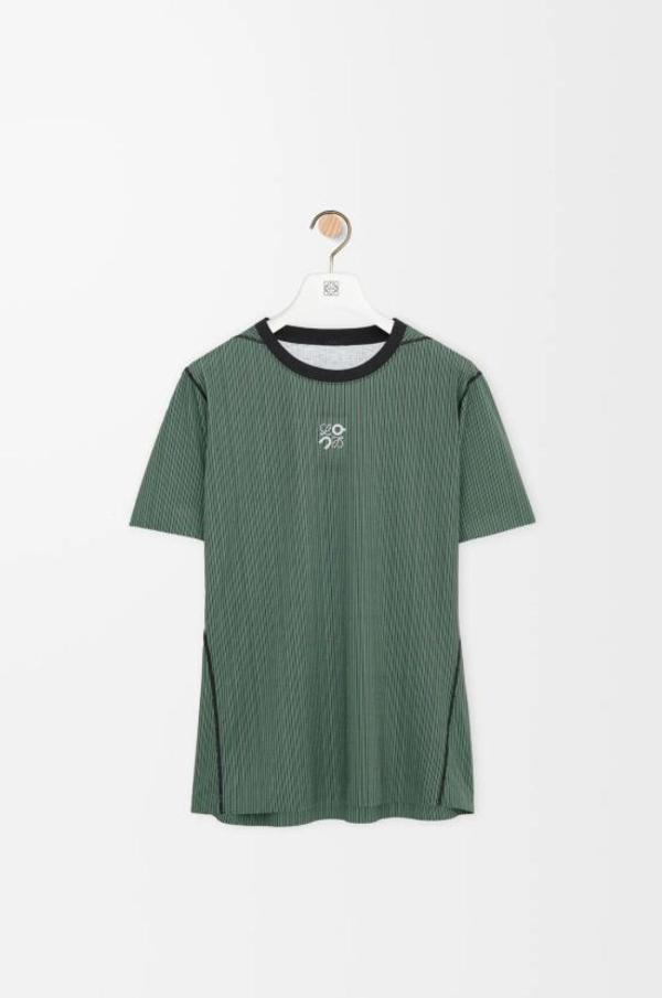 LOEWE T-Shirt - Green Black LOEWE T-Shirt - Green Black