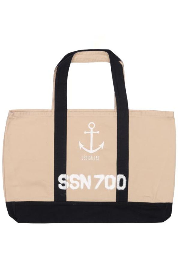 WILD DONKEY Dallas Tote Bag - Camel Navy