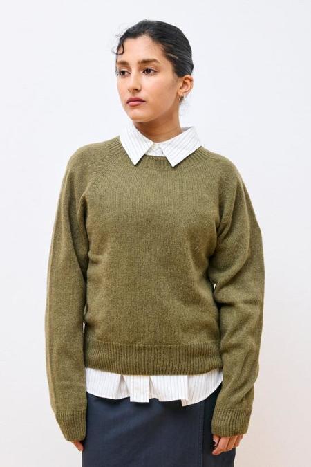 Margaret Howell MHL Wide Neck British Wool Thicket Sweater