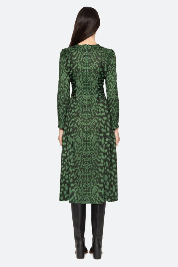 Sea NY Claude L/S Dress - Green