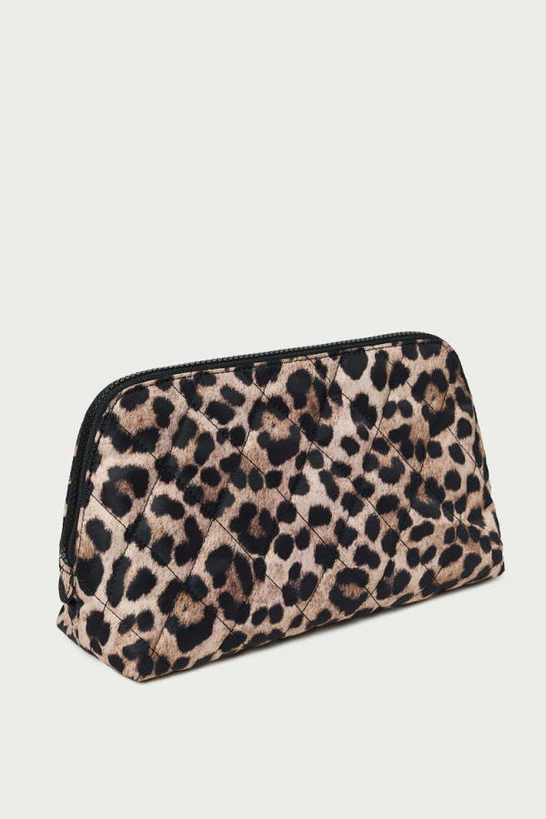 Loeffler Randall Frances Leopard Print Cosmetic Pouch