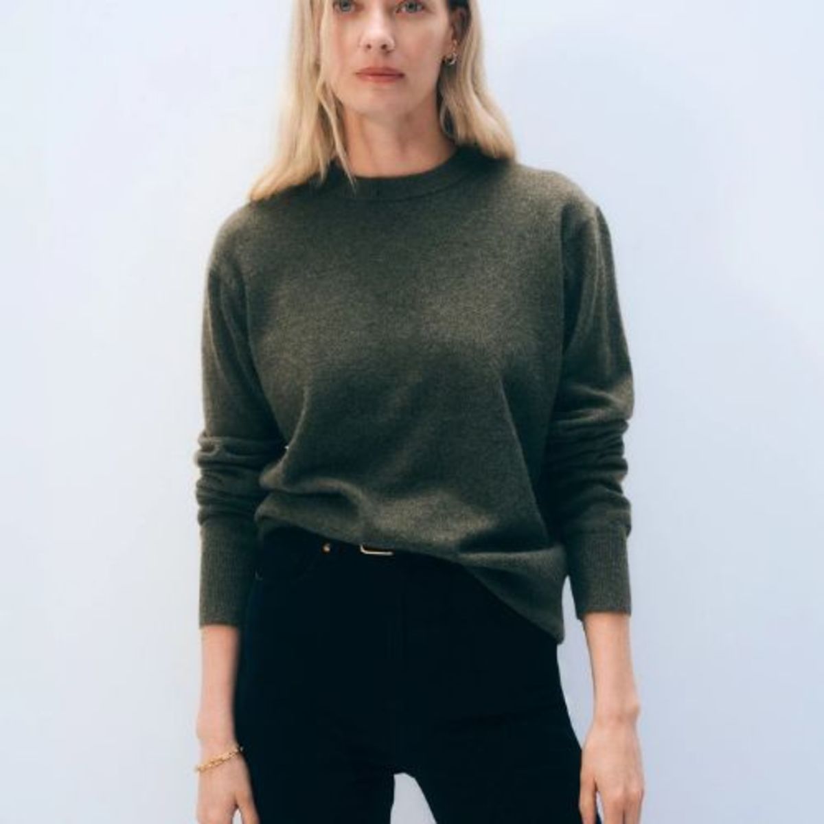 White + Warren Cashmere Crew Sweater - Image 7 of 8