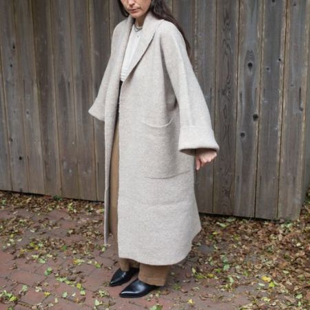 Lauren Manoogian Taper Coat - Raw White | Garmentory