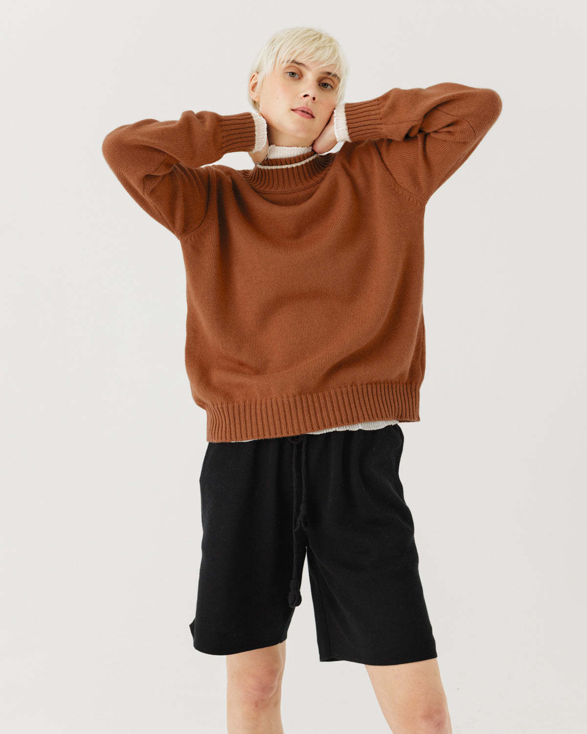 The Knotty Ones Ramuma Sweater - Cinnamon Brown - Image 1 of 8