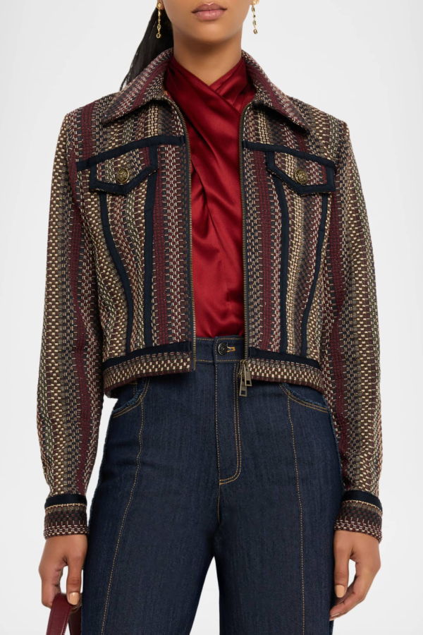 Ramy Brook Julie Tweed Jacket - Multicolor