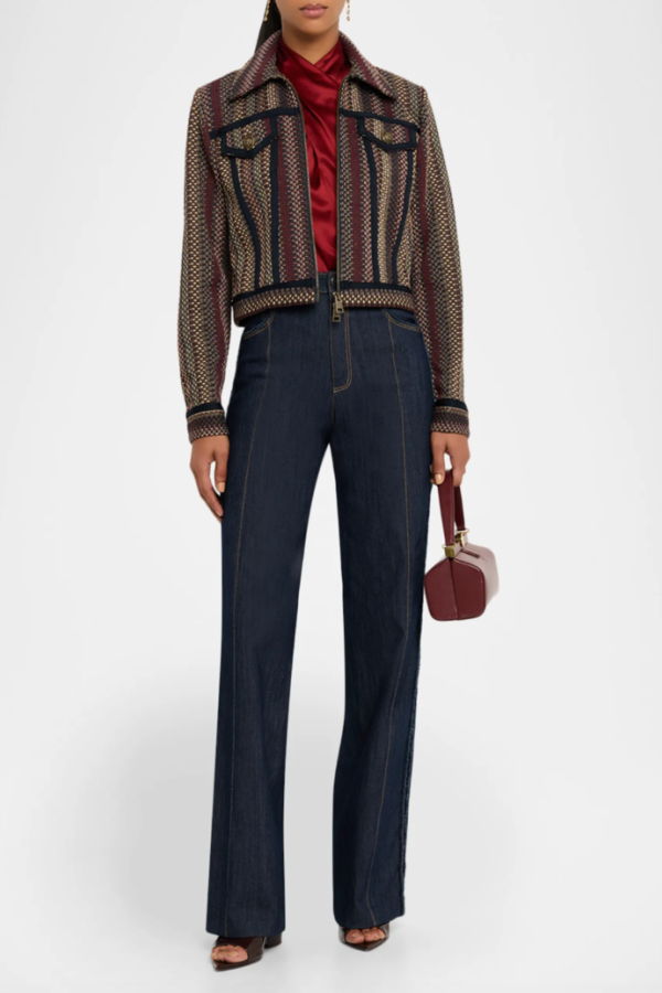 Ramy Brook Julie Tweed Jacket - Multicolor