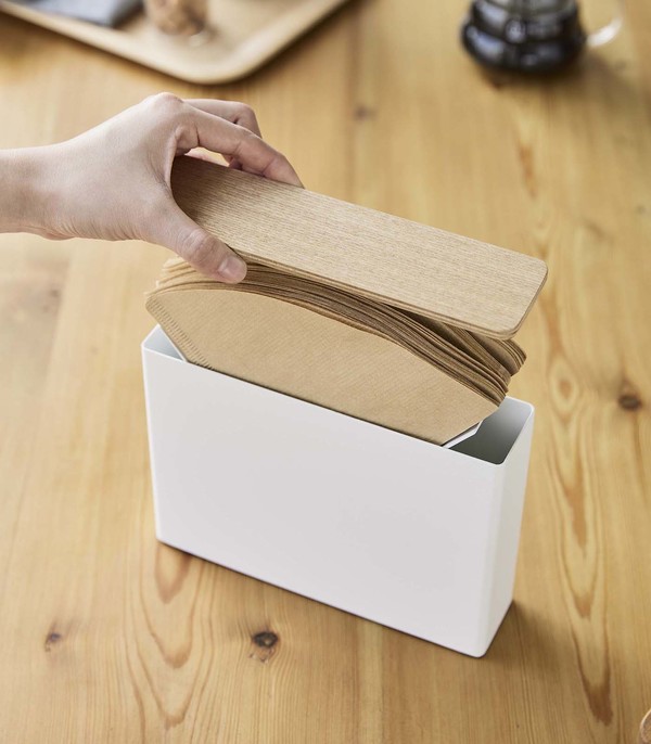 Yamazaki Home Coffee Filter Case - Size 04 - White