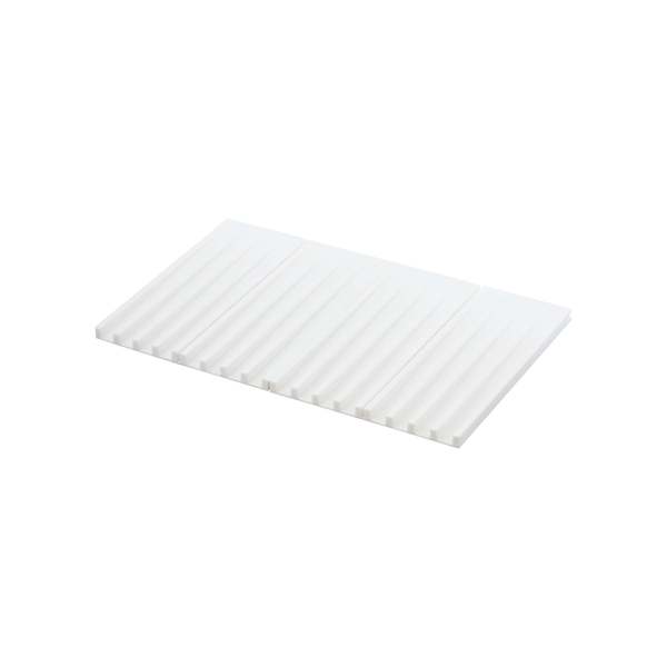 Yamazaki Home Folding Dish Drainer Mat & Trivet - White
