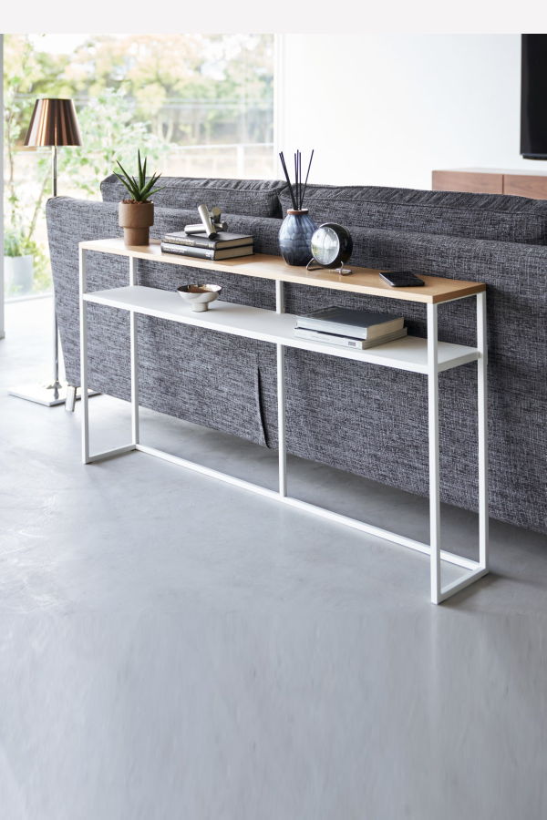 Yamazaki Home Long Console Table - Steel