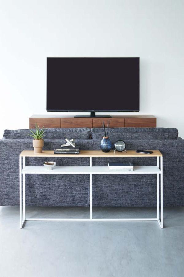 Yamazaki Home Long Console Table - Steel