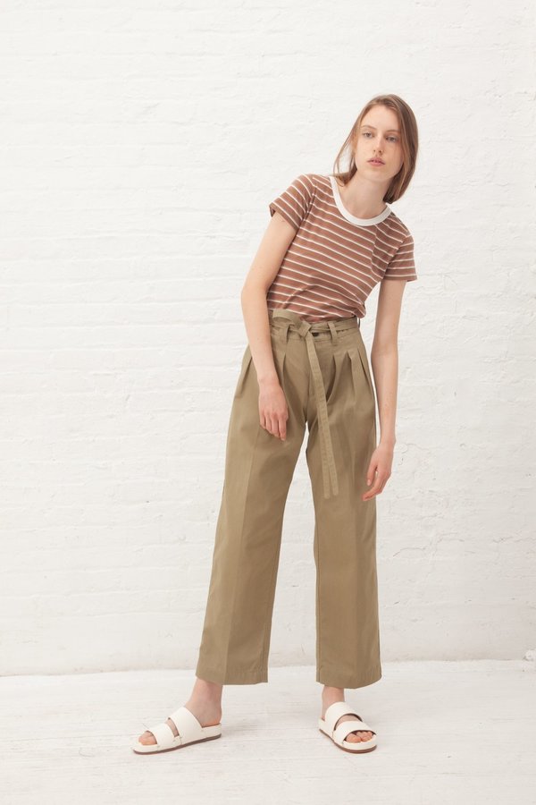Visvim Hakama Chino Pants - Olive | Garmentory