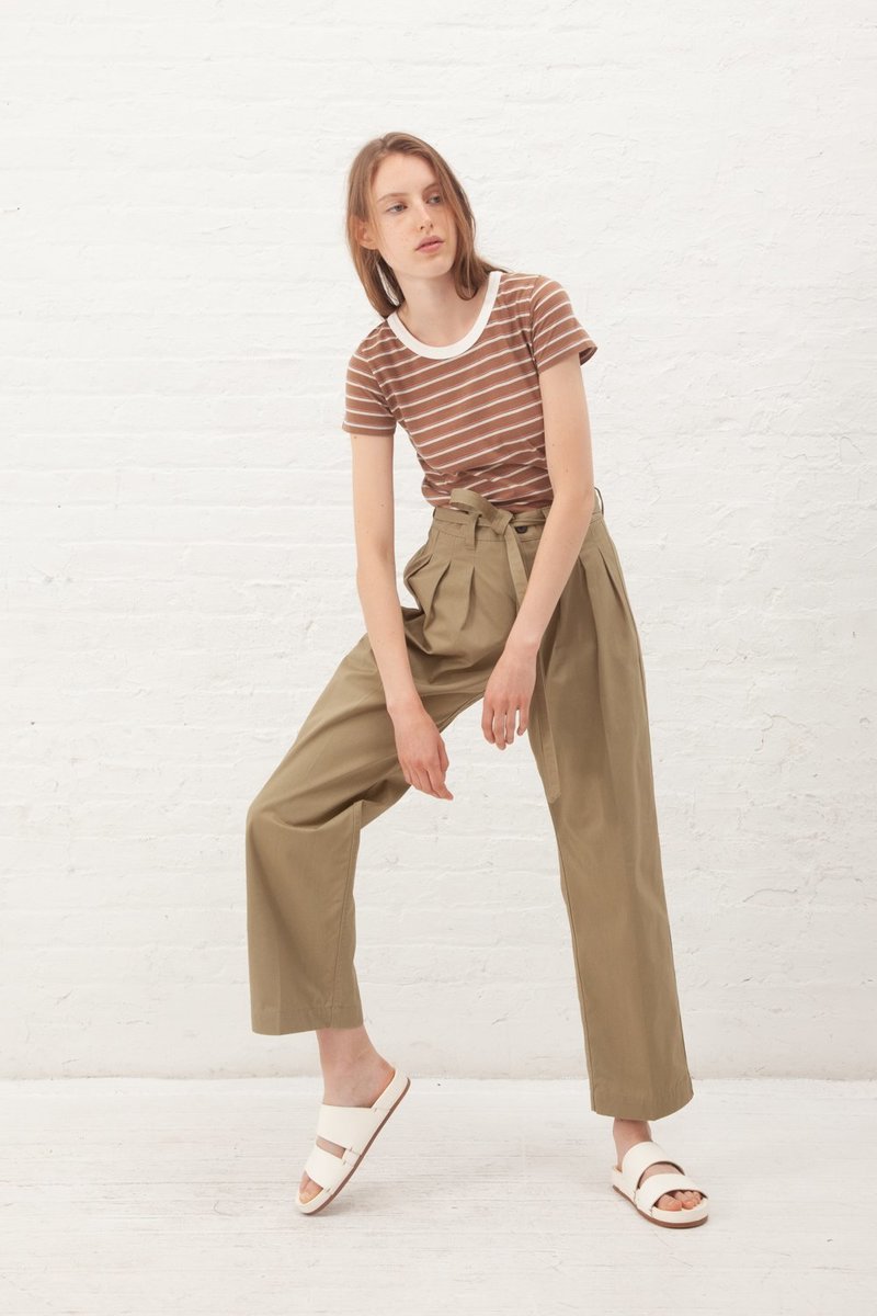パンツ visvim FLUXUS HAKAMA CHINO Visvim Hakama Chino Pants - Olive | Garmentory