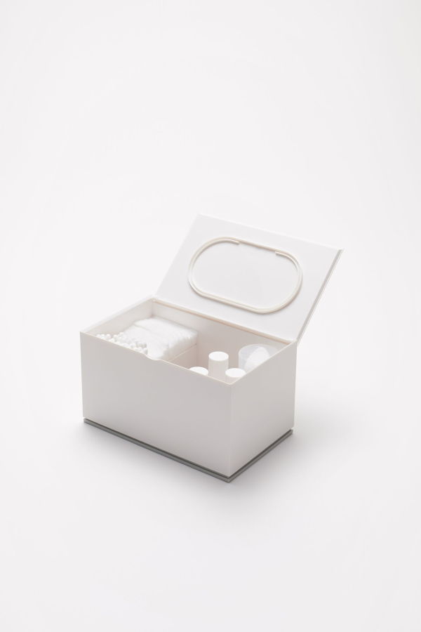 Yamazaki Home Skincare Organizer - White/Black