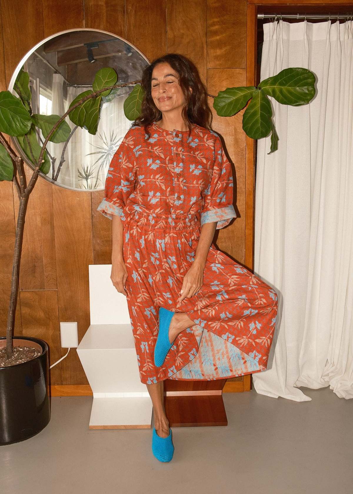 Ace & Jig Rara Midi Skirt - Birdcage - Image 2 of 5