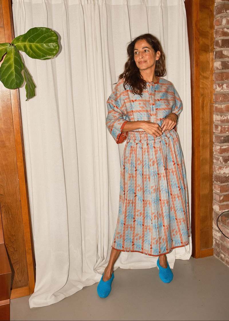 Ace & Jig Rara Midi Skirt - Birdcage