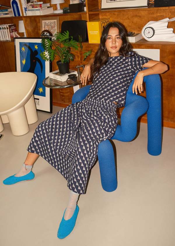 Ace & Jig Rara Midi Skirt - Dungaree