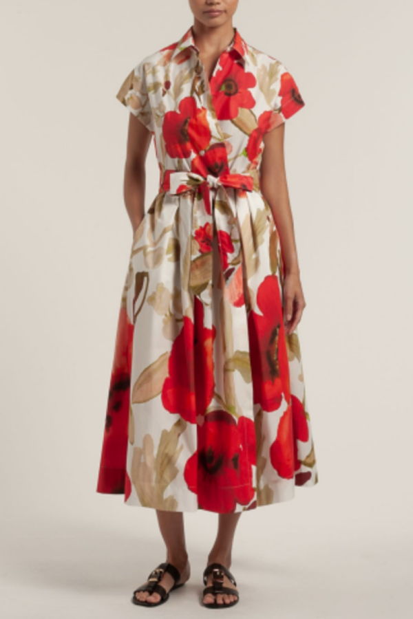 Sara Roka Etrelle Dress - Poppies