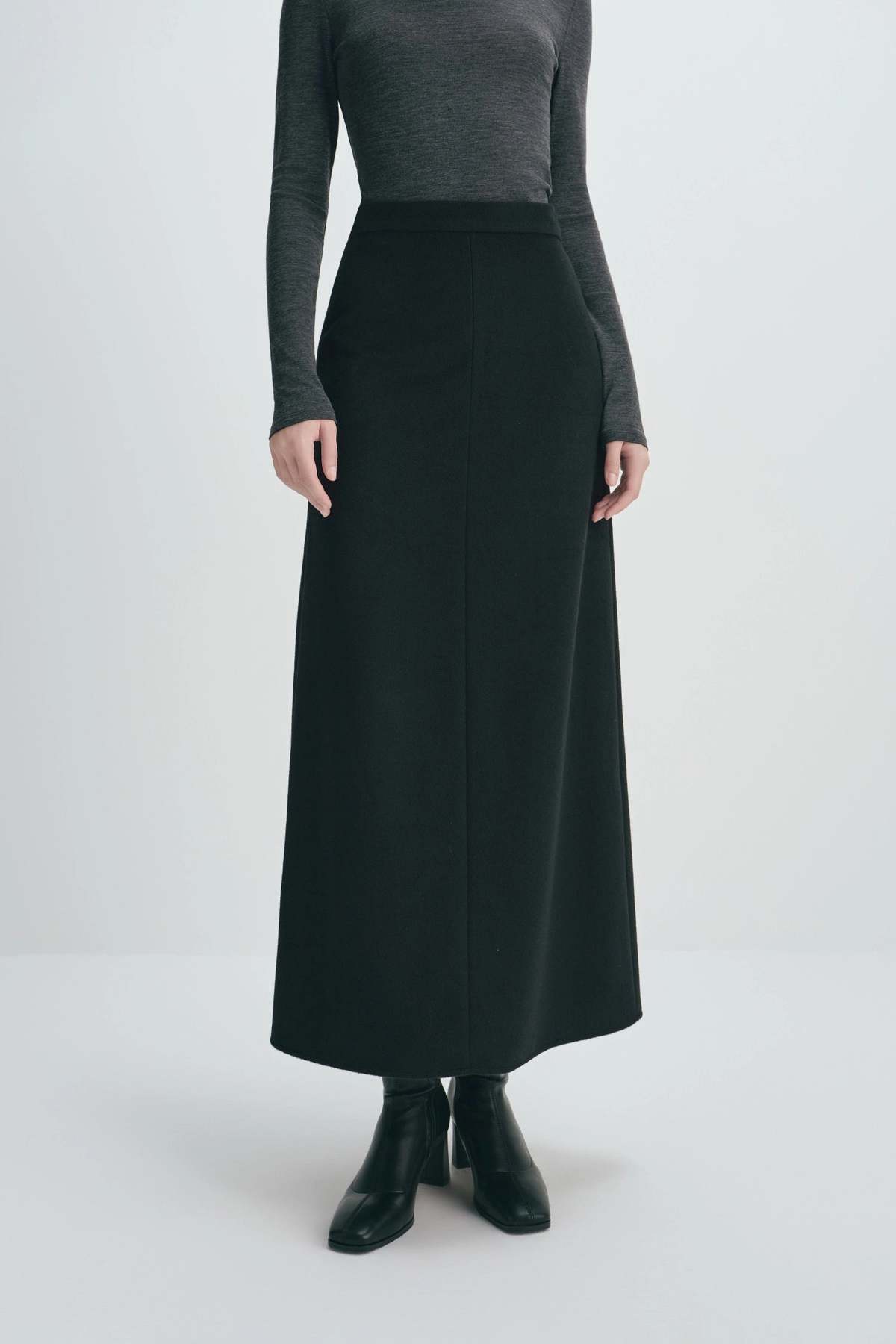 Sophie Rue Emi Wool Blend Maxi Skirt - Image 1 of 7