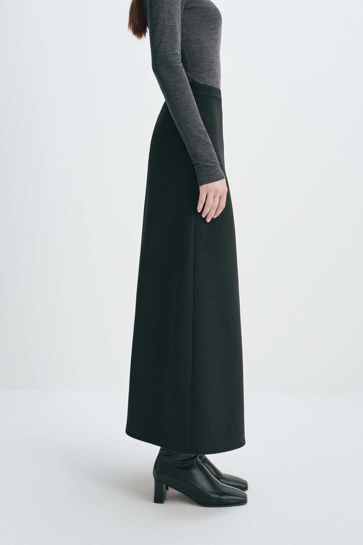 Sophie Rue Emi Wool Blend Maxi Skirt - Image 2 of 7