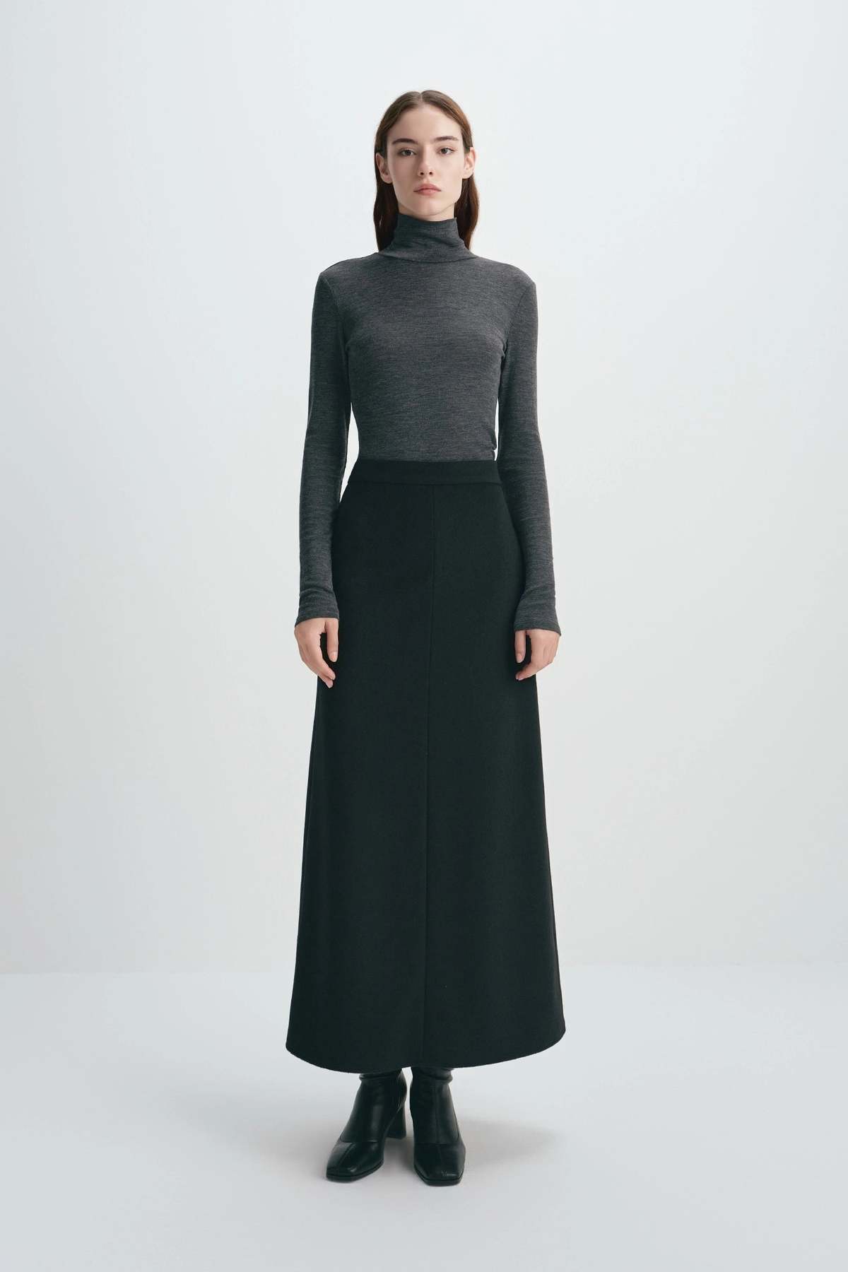 Sophie Rue Emi Wool Blend Maxi Skirt - Image 3 of 7