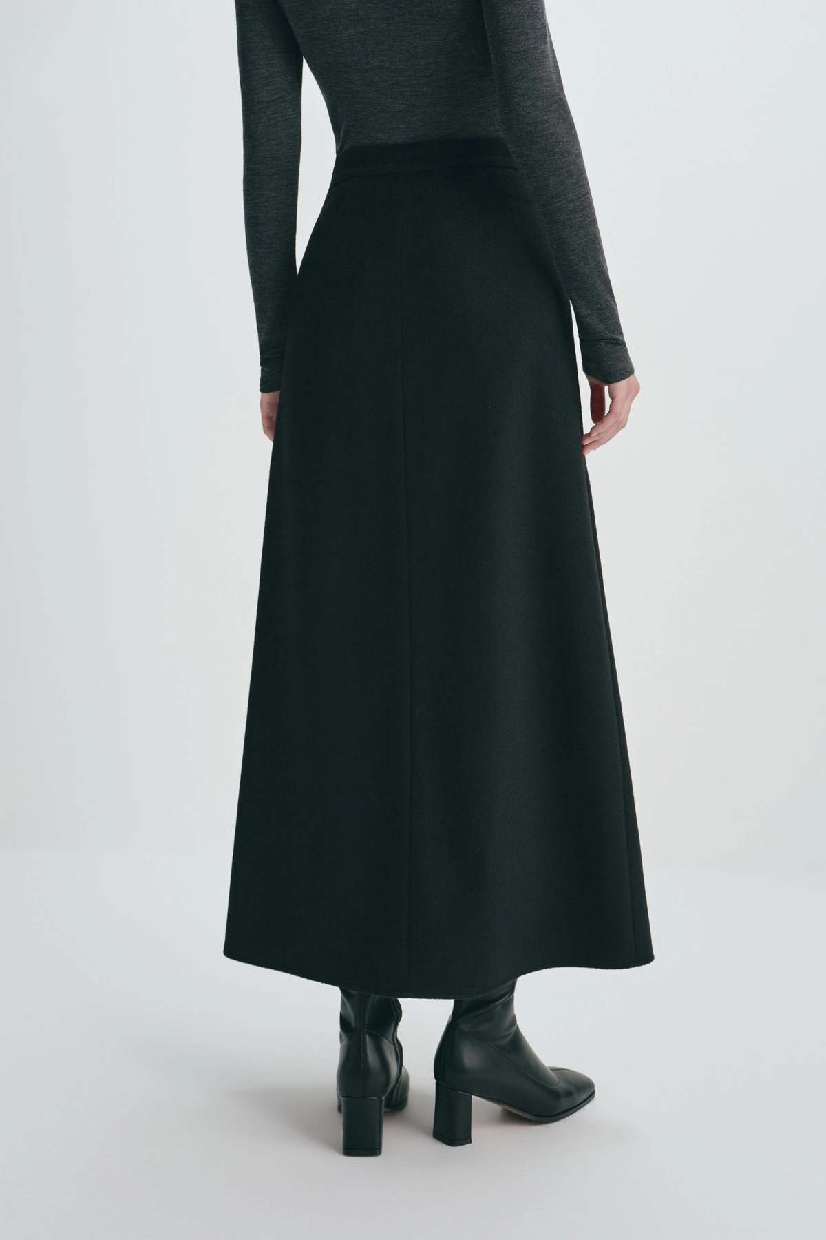 Sophie Rue Emi Wool Blend Maxi Skirt - Image 6 of 7