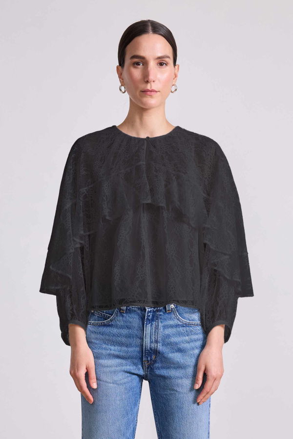 Apiece Apart Hazan Ruffle Top