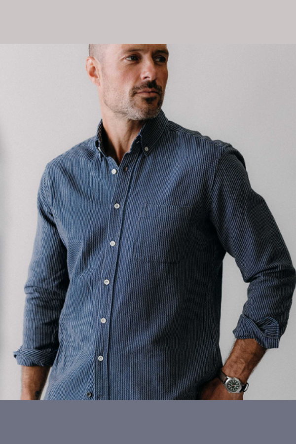 Taylor Stitch Jack Shirt - Roped Indigo